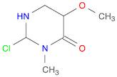 4(1H)-Pyrimidinone, 2-chlorotetrahydro-5-methoxy-3-methyl-