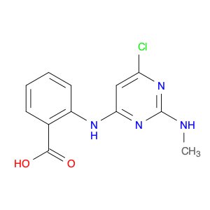 2-((6-Chloro-2-(methylamino)pyrimidin-4-yl)amino)benzoic acid