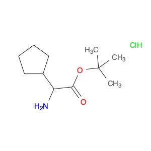 Cyclopentaneacetic acid, α-amino-, 1,1-dimethylethyl ester, hydrochloride (1:1)