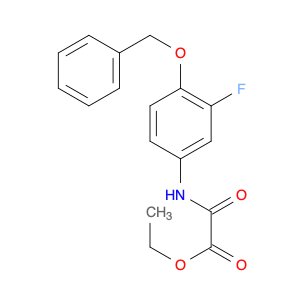 Ethyl 2-((4-(benzyloxy)-3-fluorophenyl)amino)-2-oxoacetate