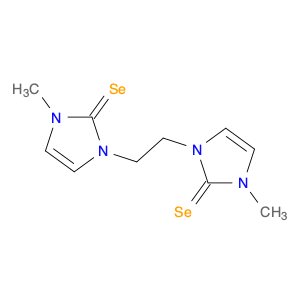 2H-Imidazole-2-selone, 1,1'-(1,2-ethanediyl)bis[1,3-dihydro-3-methyl-
