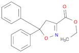 3-Isoxazolecarboxylic acid, 4,5-dihydro-5,5-diphenyl-, ethyl ester