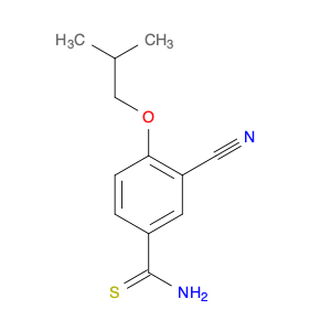 Benzenecarbothioamide, 3-cyano-4-(2-methylpropoxy)-