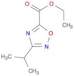 1,2,4-Oxadiazole-5-carboxylic acid, 3-(1-methylethyl)-, ethyl ester