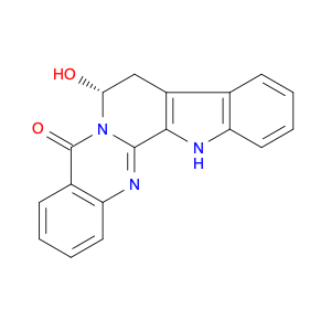 Indolo[2',3':3,4]pyrido[2,1-b]quinazolin-5(7H)-one, 8,13-dihydro-7-hydroxy-, (7R)-