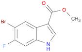 1H-Indole-3-carboxylic acid, 5-bromo-6-fluoro-, methyl ester