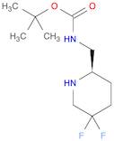 Carbamic acid, N-[[(2R)-5,5-difluoro-2-piperidinyl]methyl]-, 1,1-dimethylethyl ester