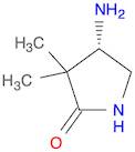 2-Pyrrolidinone, 4-amino-3,3-dimethyl-, (4S)-