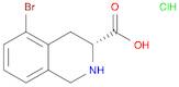 3-Isoquinolinecarboxylic acid, 5-bromo-1,2,3,4-tetrahydro-, hydrochloride (1:1), (3R)-