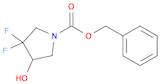 1-Pyrrolidinecarboxylic acid, 3,3-difluoro-4-hydroxy-, phenylmethyl ester