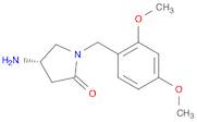 2-Pyrrolidinone, 4-amino-1-[(2,4-dimethoxyphenyl)methyl]-, (4S)-