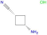 Cyclobutanecarbonitrile, 3-amino-, hydrochloride (1:1), cis-