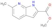 1H-Pyrrolo[2,3-b]pyridine-2-carboxylic acid, 6-methyl-, methyl ester