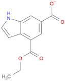 1H-Indole-4,6-dicarboxylic acid, 4-ethyl ester