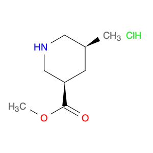 3-Piperidinecarboxylic acid, 5-methyl-, methyl ester, hydrochloride (1:1), (3R,5S)-rel-