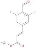 2-Propenoic acid, 3-(3,5-difluoro-4-formylphenyl)-, methyl ester, (2E)-