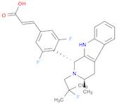 2-Propenoic acid, 3-[3,5-difluoro-4-[(1R,3R)-2-(2-fluoro-2-methylpropyl)-2,3,4,9-tetrahydro-3-meth…