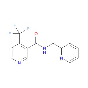 3-Pyridinecarboxamide, N-(2-pyridinylmethyl)-4-(trifluoromethyl)-