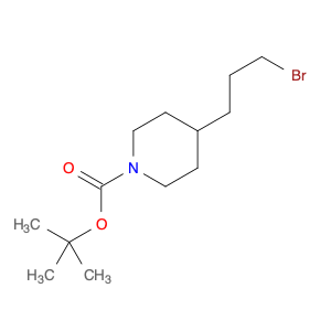 1-Piperidinecarboxylic acid, 4-(3-bromopropyl)-, 1,1-dimethylethyl ester