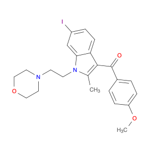 Methanone, [6-iodo-2-methyl-1-[2-(4-morpholinyl)ethyl]-1H-indol-3-yl](4-methoxyphenyl)-