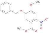 Benzoic acid, 4-methoxy-2-nitro-5-(phenylmethoxy)-, methyl ester