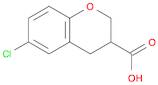 2H-1-Benzopyran-3-carboxylic acid, 6-chloro-3,4-dihydro-