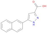 1H-Pyrazole-3-carboxylic acid, 5-(2-naphthalenyl)-