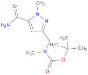 Carbamic acid, N-[[5-(aminocarbonyl)-1-methyl-1H-pyrazol-3-yl]methyl]-N-methyl-, 1,1-dimethylethyl…