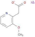 2-Pyridineacetic acid, 3-methoxy-, sodium salt (1:1)