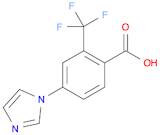 Benzoic acid, 4-(1H-imidazol-1-yl)-2-(trifluoromethyl)-