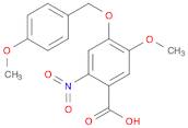 Benzoic acid, 5-methoxy-4-[(4-methoxyphenyl)methoxy]-2-nitro-