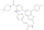 2-Propenamide, 3-(6-amino-3-pyridinyl)-N-[[5-[4-[(4,4-difluoro-1-piperidinyl)carbonyl]phenyl]-7-(4…