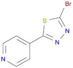 Pyridine, 4-(5-bromo-1,3,4-thiadiazol-2-yl)-