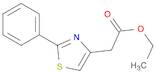 4-Thiazoleacetic acid, 2-phenyl-, ethyl ester