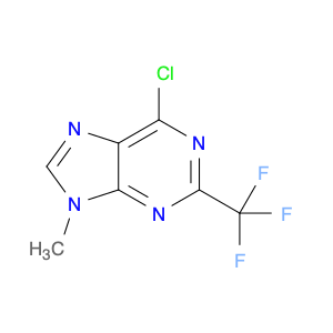 9H-Purine, 6-chloro-9-methyl-2-(trifluoromethyl)-