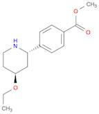 Benzoic acid, 4-[(2S,4S)-4-ethoxy-2-piperidinyl]-, methyl ester