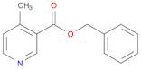 3-Pyridinecarboxylic acid, 4-methyl-, phenylmethyl ester