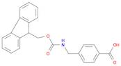 Benzoic acid, 4-[[[(9H-fluoren-9-ylmethoxy)carbonyl]amino]methyl]-