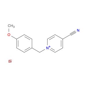 Pyridinium, 4-cyano-1-[(4-methoxyphenyl)methyl]-, bromide (1:1)