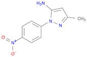 1H-Pyrazol-5-amine, 3-methyl-1-(4-nitrophenyl)-