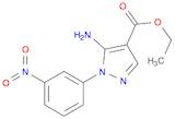 1H-Pyrazole-4-carboxylic acid, 5-amino-1-(3-nitrophenyl)-, ethyl ester