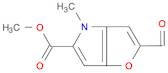 4H-Furo[3,2-b]pyrrole-5-carboxylic acid, 2-formyl-4-methyl-, methyl ester