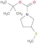 1-Pyrrolidinecarboxylic acid, 3-(methylthio)-, 1,1-dimethylethyl ester