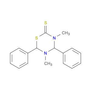 2H-1,3,5-Thiadiazine-2-thione, tetrahydro-3,5-dimethyl-4,6-diphenyl-