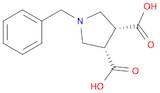 3,4-Pyrrolidinedicarboxylic acid, 1-(phenylmethyl)-, cis- (9CI)