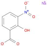 Benzoic acid, 2-hydroxy-3-nitro-, sodium salt (1:1)