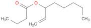 Butanoic acid, 1-ethenylhexyl ester