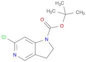 1H-Pyrrolo[3,2-c]pyridine-1-carboxylic acid, 6-chloro-2,3-dihydro-, 1,1-dimethylethyl ester