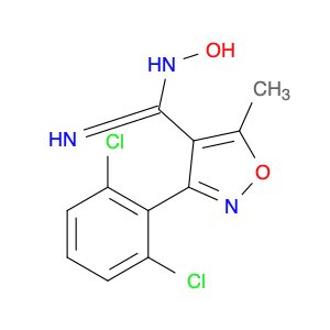 4-Isoxazolecarboximidamide, 3-(2,6-dichlorophenyl)-N-hydroxy-5-methyl-
