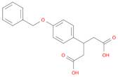 Pentanedioic acid, 3-[4-(phenylmethoxy)phenyl]-